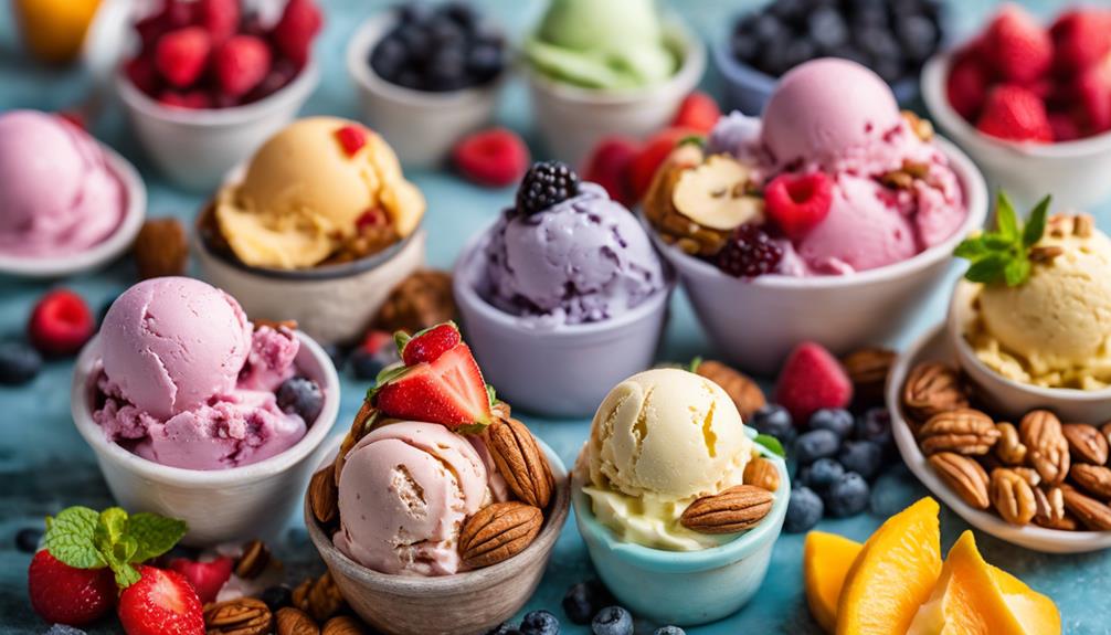 low sugar ice cream option