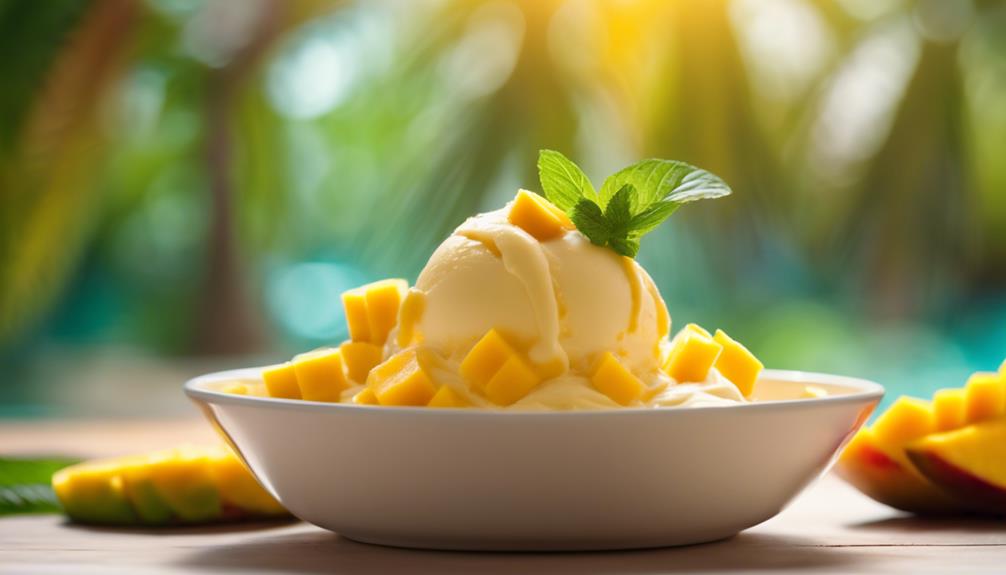 mango frozen yogurt benefits