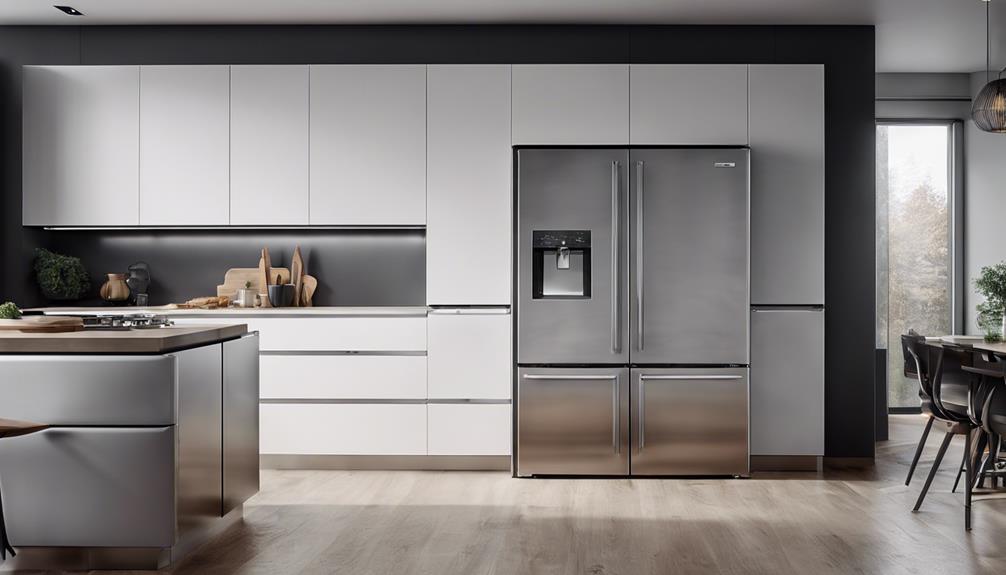 modern kitchen fridge freezers