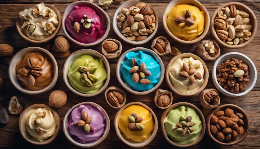 nutty gelato flavor varieties