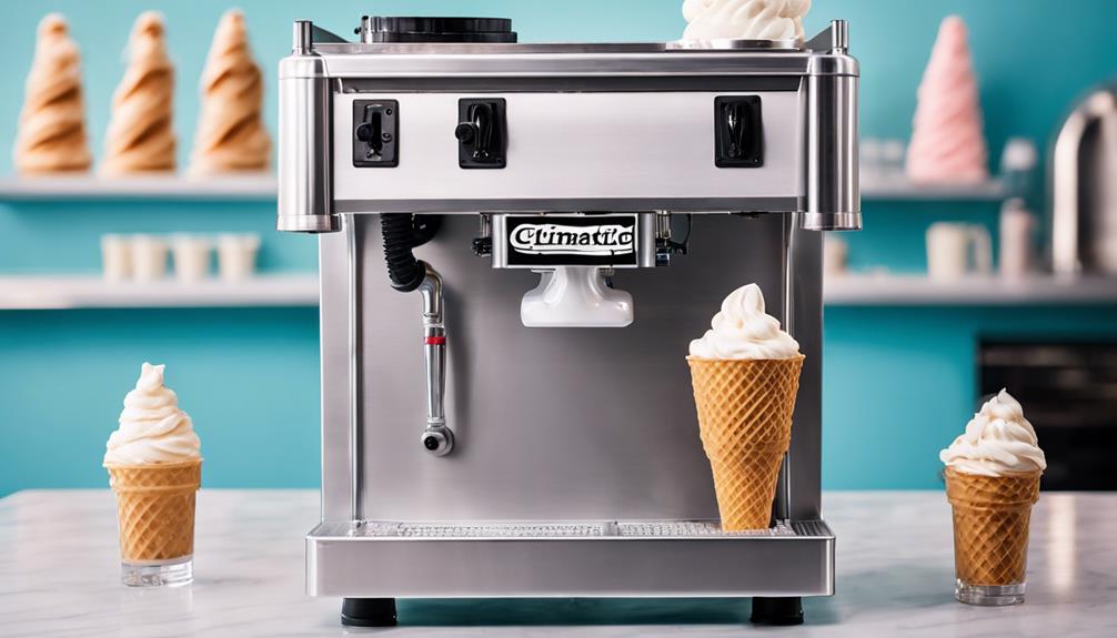 selecting a commercial ice cream machine