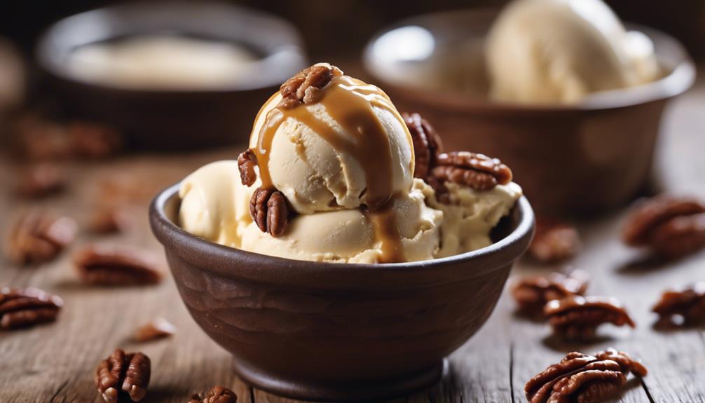 southern buttery pecan ice cream