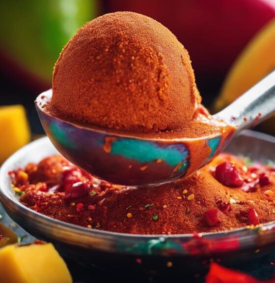 spicy sweet chamoy ice cream