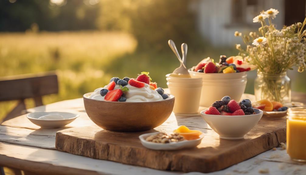 traditional tasty frozen yogurt