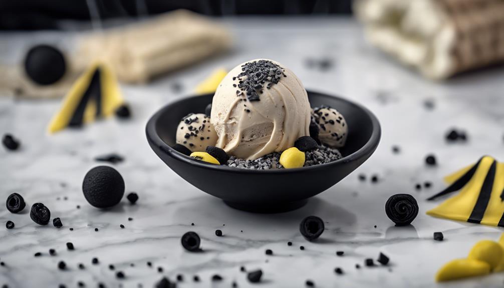 unique licorice ice cream