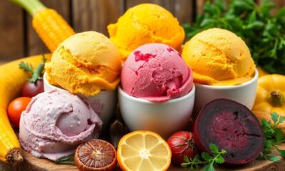 creative seasonal veggie ice cream