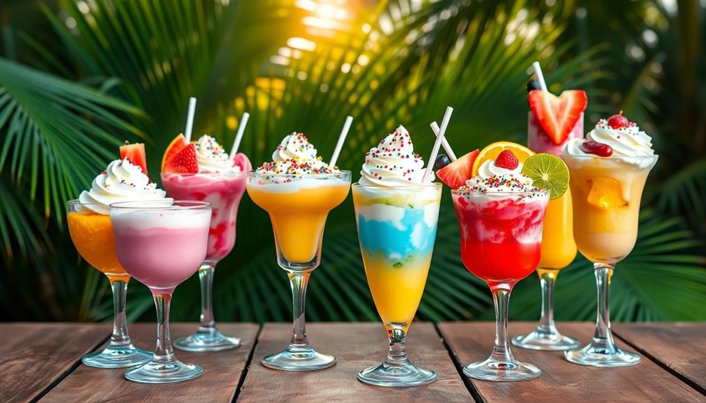 delicious ice cream cocktails