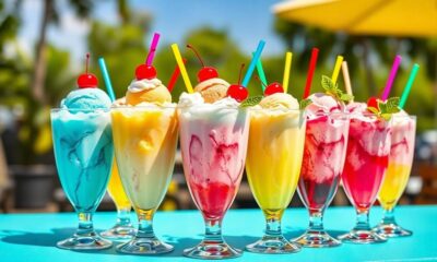 delicious ice cream floats