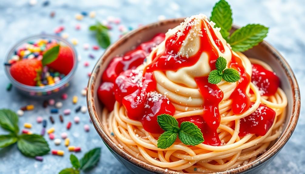 german spaghettieis dessert delight