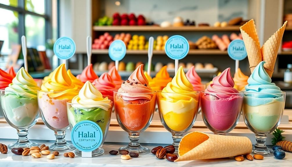 halal traditional gelato options