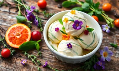 herb infused ice cream delights