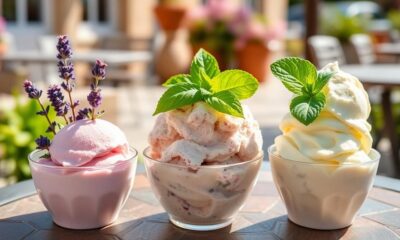 herb infused summer ice cream