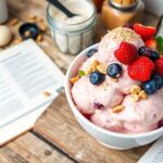 homemade protein rich ice cream