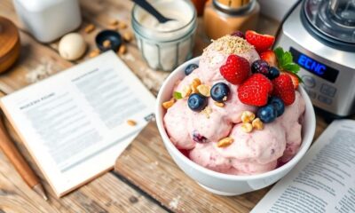 homemade protein rich ice cream