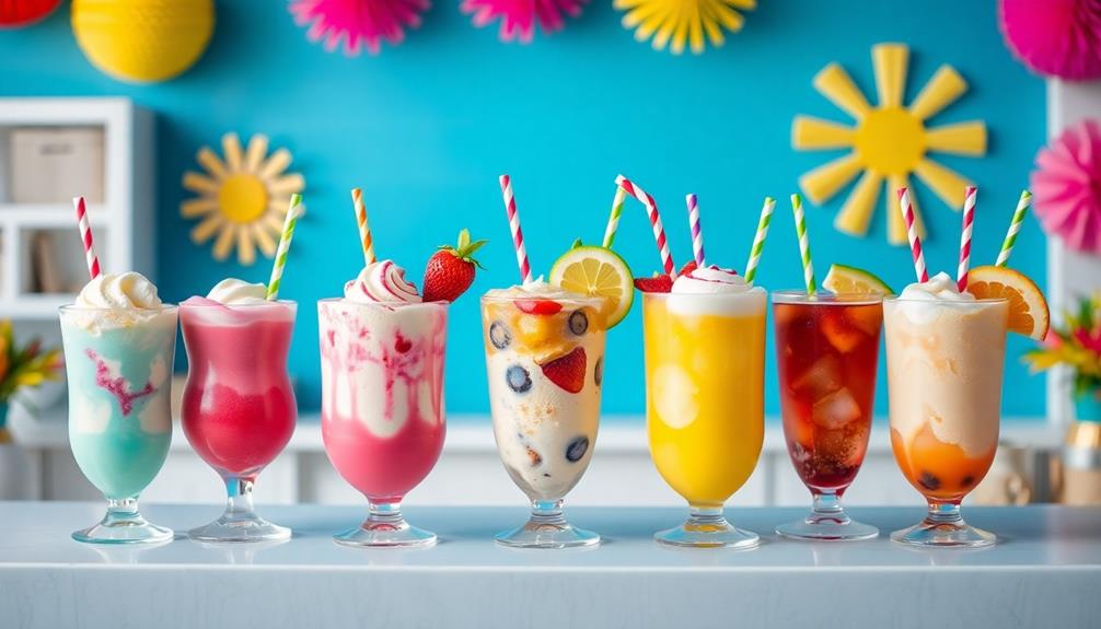 ice cream float bar