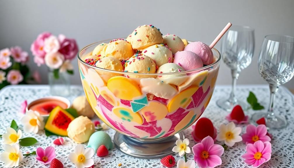 ice cream punch bowl recipes