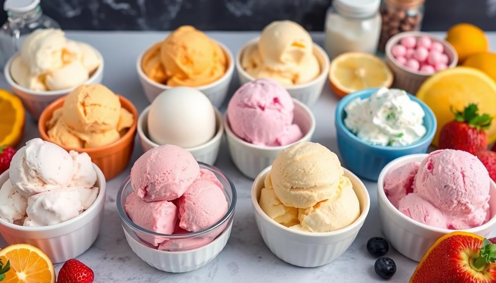 ice cream sweetener varieties