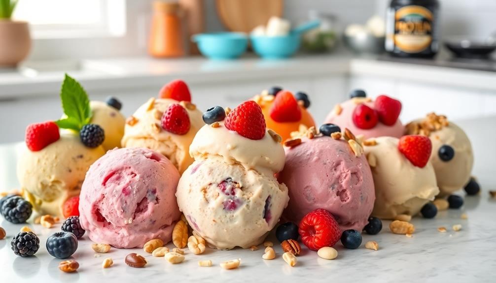 nutritional benefits of protein ice cream