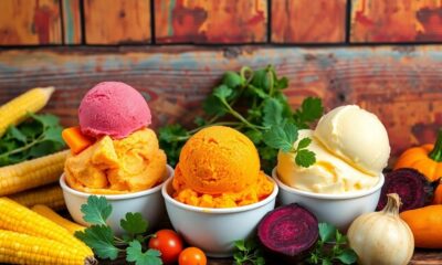 seasonal vegetable ice cream