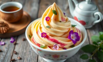 tea infused frozen dessert recipes