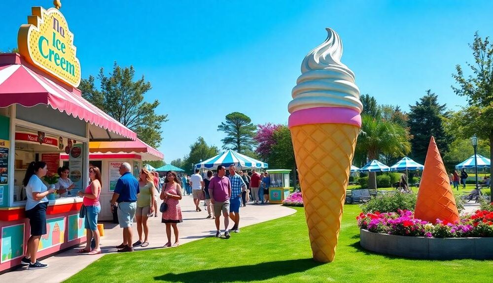 travel for ice cream festivals