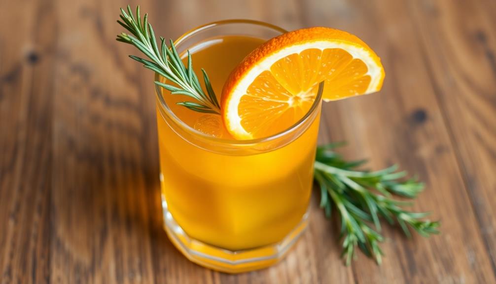 garnish with orange slice