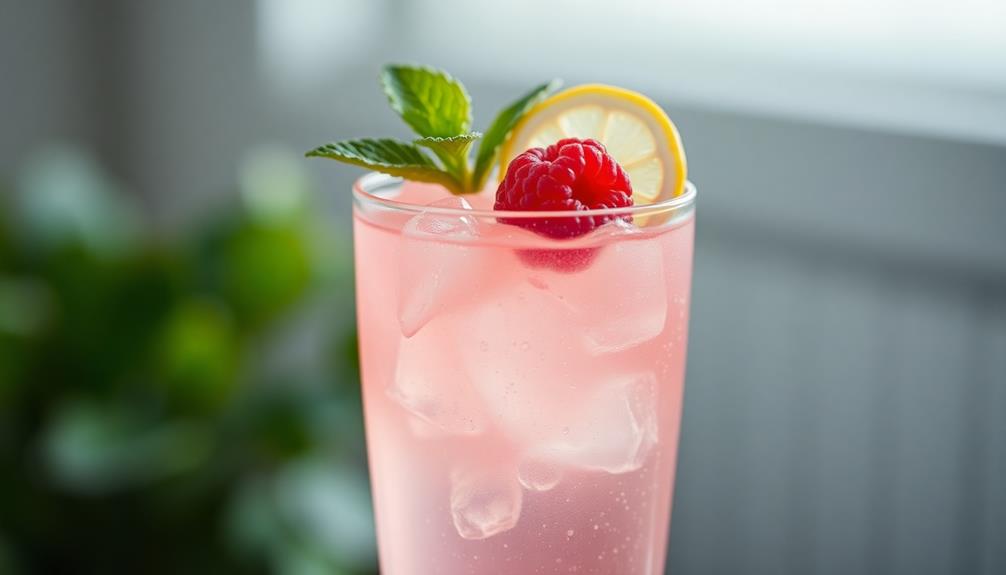 refreshing raspberry cocktail delight