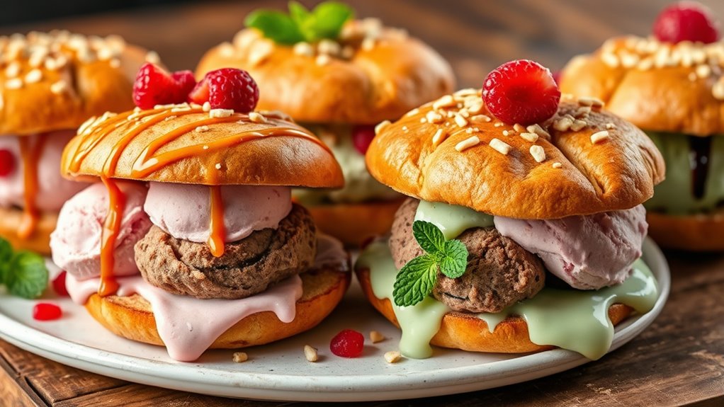 creative gelato sandwich ideas