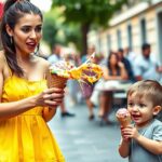 humorous ice cream mishaps
