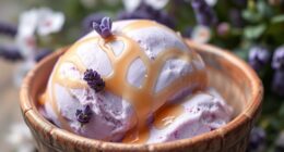 lavender honey spring gelato