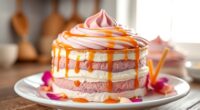 making layered frozen dessert