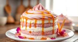 making layered frozen dessert