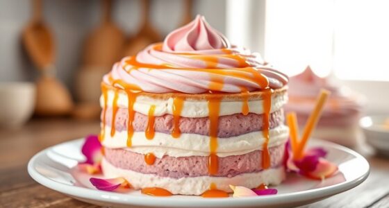 making layered frozen dessert