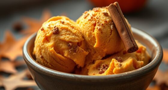 pumpkin spice gelato delights