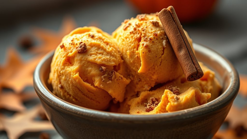 pumpkin spice gelato delights