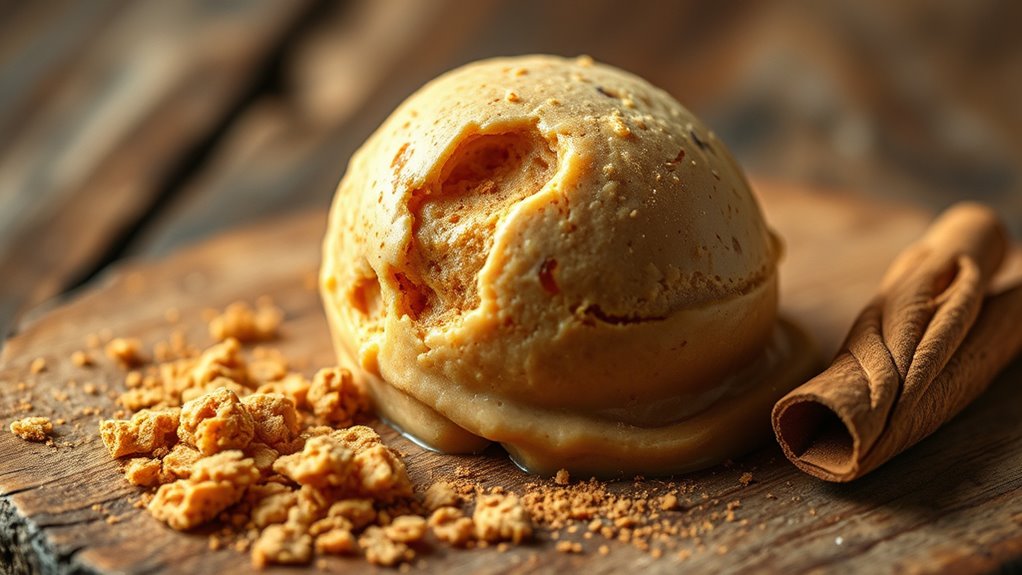 spiced holiday ice cream