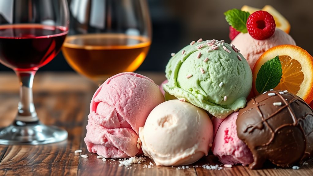 sweet frozen dessert wines