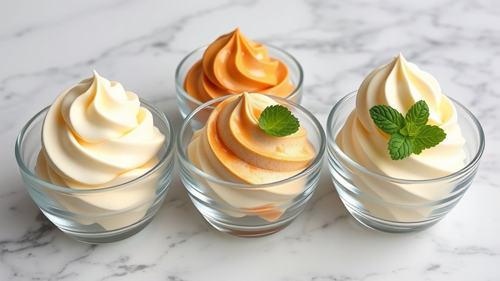 varying gelato fat levels