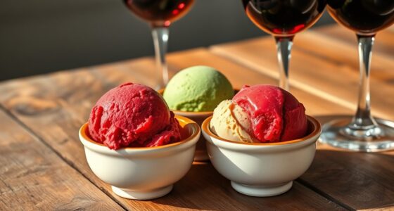 wine pairings for gelato