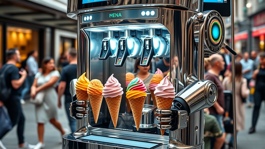 automated ice cream robots