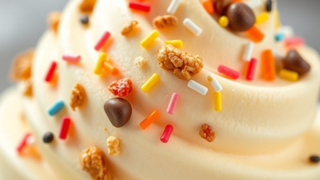 balance colorful textured toppings