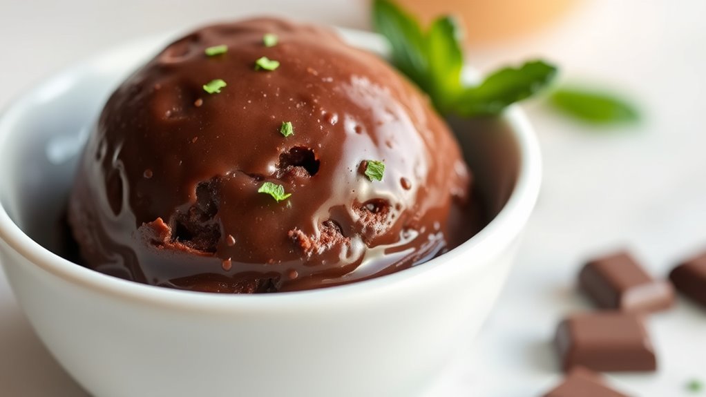 chocolate mint sorbet perfection