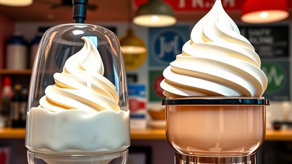 consistent durable soft serve