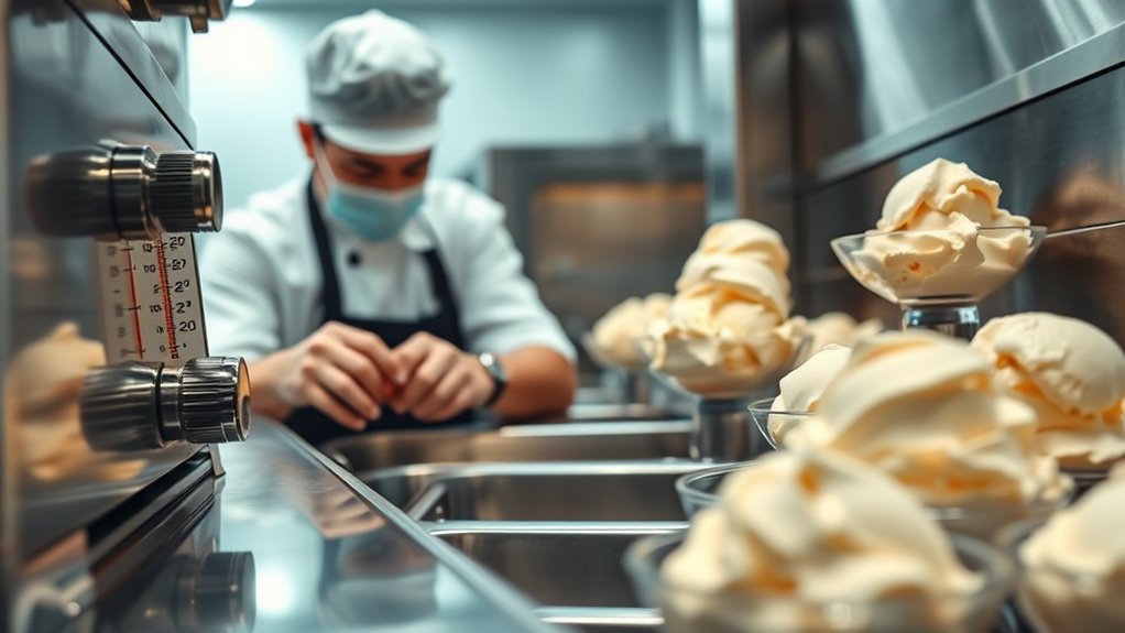 consistent ice cream temperature