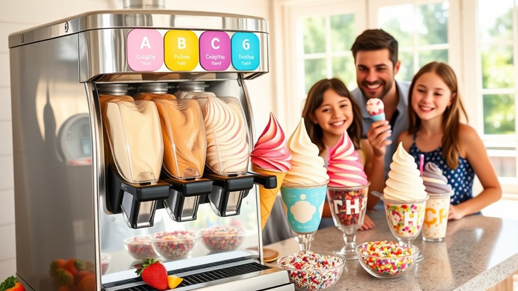 create customizable ice cream flavors