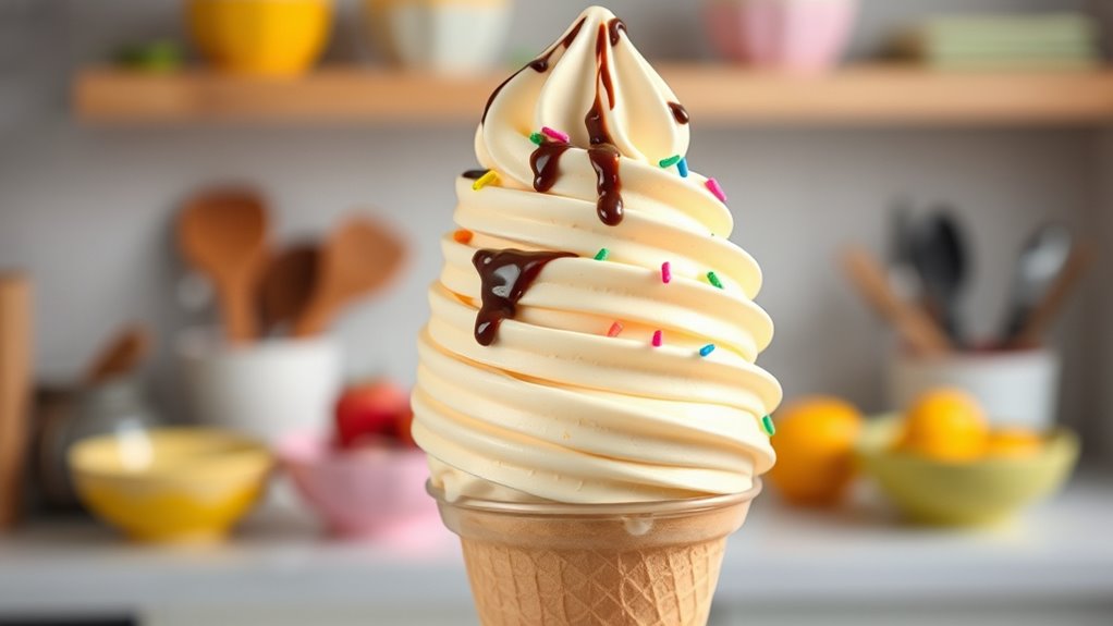 creative soft serve presentation