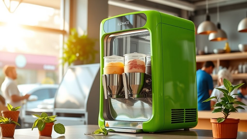 eco friendly ice cream machines