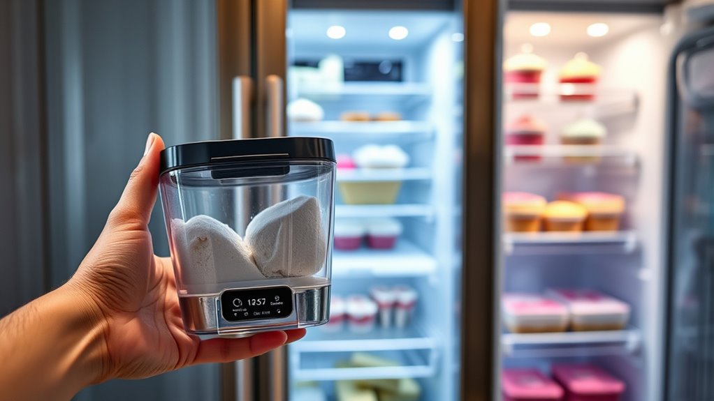 efficient customizable freezer features