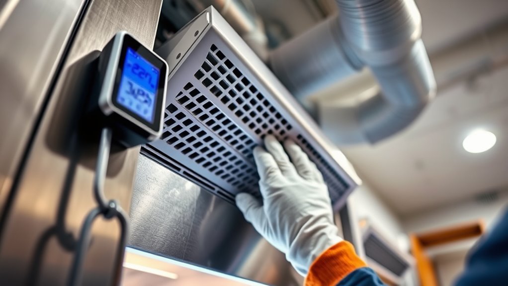 ensure proper temperature ventilation