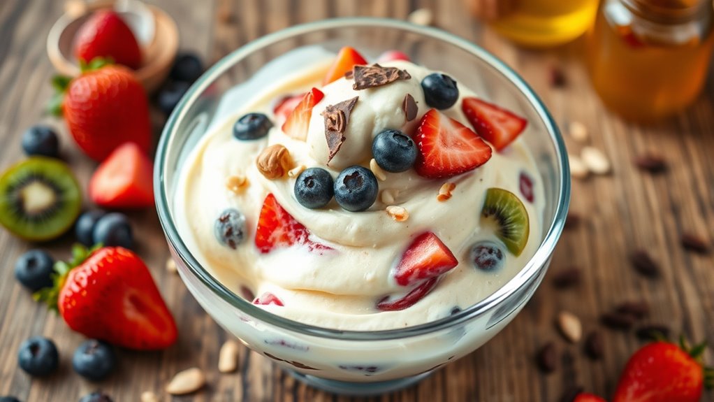 healthy flavorful ice cream toppings
